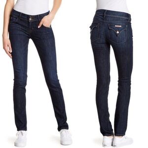 Hudson Collin Flap Pockets Slim Fit Skinny Jeans Sz 25